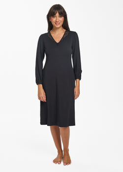 La Femme L/S Modal Nightie