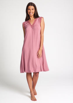 BUTTERFLY SLEEVELESS NIGHTIE