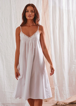 Cotton Spot Strappy Nightie
