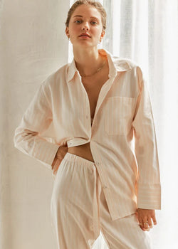 JOSEPHINE BRUSHED COTTON LONG PJ