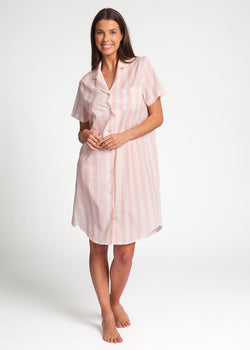 Cotton Voile Short Sleeve Nightie