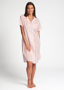 Cotton Voile Short Sleeve Nightie