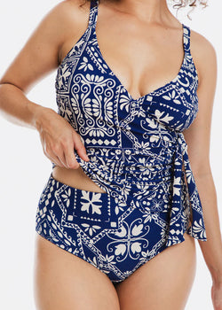 Casablanca Tankini Cross Over Set