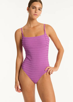 Palisades Square Neck Bralette One Piece