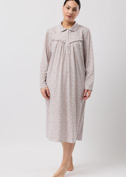 DITSY INTERLOCK NIGHTIE