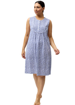 ABSTRACT SLEEVELESS NIGHTIE