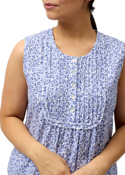 ABSTRACT SLEEVELESS NIGHTIE