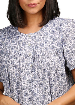 PAISLEY SHORT SLEEVE NITE