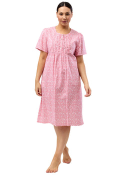 LEAF SHORT SLEEVE NIGHTIE