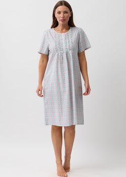 PRIMROSE SHORT SLEEVE COTTON NIGHTIE