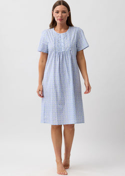 PRIMROSE SHORT SLEEVE COTTON NIGHTIE