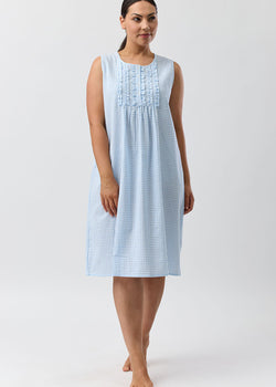 Check Sleeveless Nightie