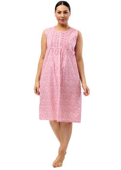 LEAF SLEEVELESS NIGHTIE