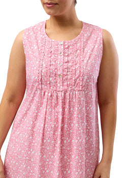 LEAF SLEEVELESS NIGHTIE