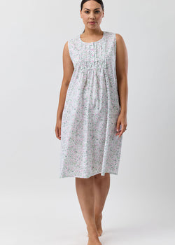 Pansies Sleeveless Nightie