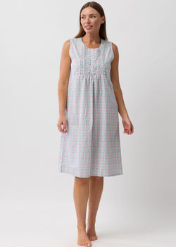 PRIMROSE SLEEVELESS COTTON NIGHTIE