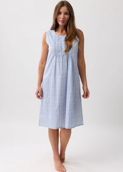 PRIMROSE SLEEVELESS COTTON NIGHTIE