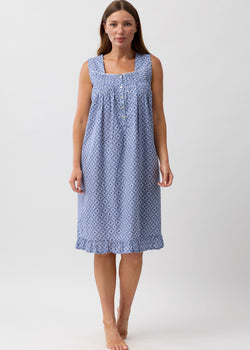 MOROCCO SLEEVELESS COTTON NIGHTIE