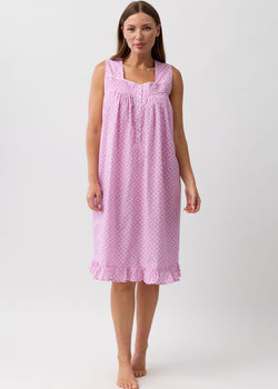 MOROCCO SLEEVELESS COTTON NIGHTIE