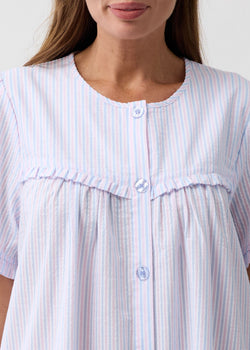 STRIPE BRUNCH COAT