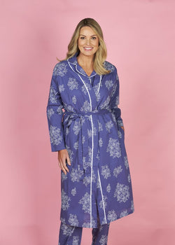Zinnia L/S Cotton Robe