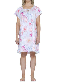Provincial Bloom Silky Cotton Sateen Nightie