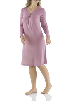 Mauve Hues Bamboo Elastane Twist Nightie