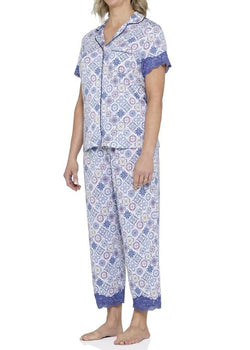 Capri Tile Bamboo Cool Pyjama Set