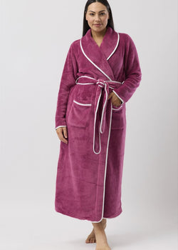 SATIN TRIM ROBE