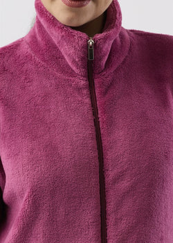 FLEECE ZIP GOWN