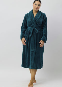 FLEECE WRAP ROBE