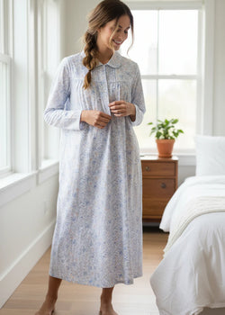 Poppy Mid Collared Nightie