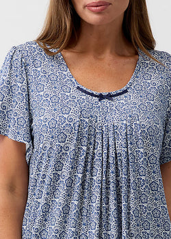 LACE GROSGRAIN NIGHTIE