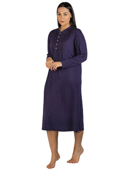 WINTER DAISY MANDARIN SLEEP DRESS