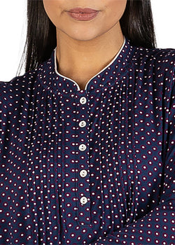 WINTER DAISY MANDARIN SLEEP DRESS