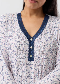 JARDIN SMOCKING NIGHTIE