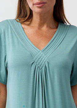 DIAMOND PEAT NIGHTIE JADE