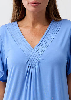 DIAMOND PEAT NIGHTIE PERIWINKLE