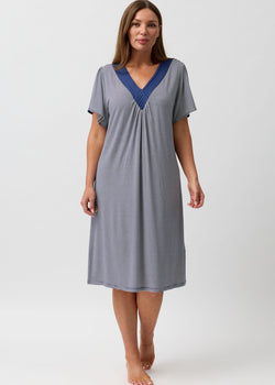 THE HAMPTONS STRIPE DIAMOND NIGHTIE