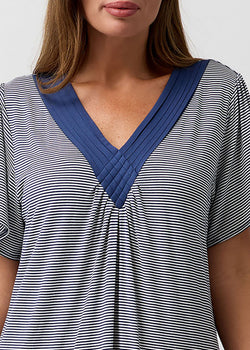 THE HAMPTONS STRIPE DIAMOND NIGHTIE