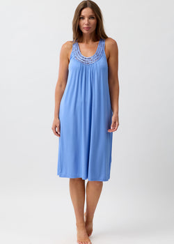 LACE CHEMISE PERIWINKLE