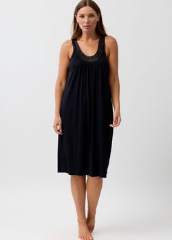 LACE CHEMISE BLACK