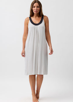 POLKADOT SLEEVELESS NIGHTIE