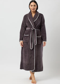 Satin Trim Robe