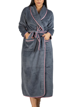 SATIN TRIM ROBE