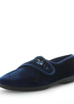 ELSABET III SLIPPERS - Navy