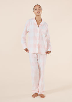 Emery Buffalo Check Cotton PJ set