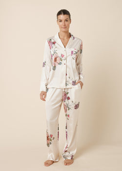 RUBY FLORA SATIN PJ SET