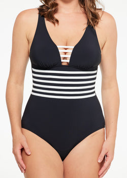 Black V Neck Binding