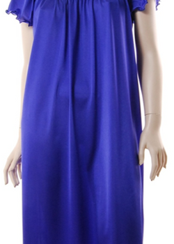 Long Nylon Nightie Calf Length